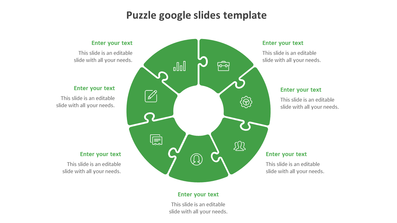 Free - Stunning Puzzle Google Slides Template Presentation